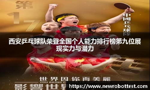 西安乒乓球队荣登全国个人能力排行榜第九位展现实力与潜力